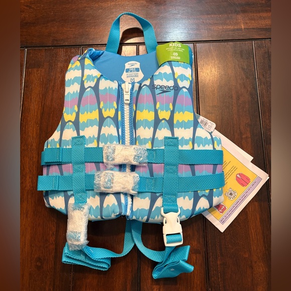 Speedo Other - Speedo Kids Life Jacket (30-50lb) - Blue, Purple, and Yellow